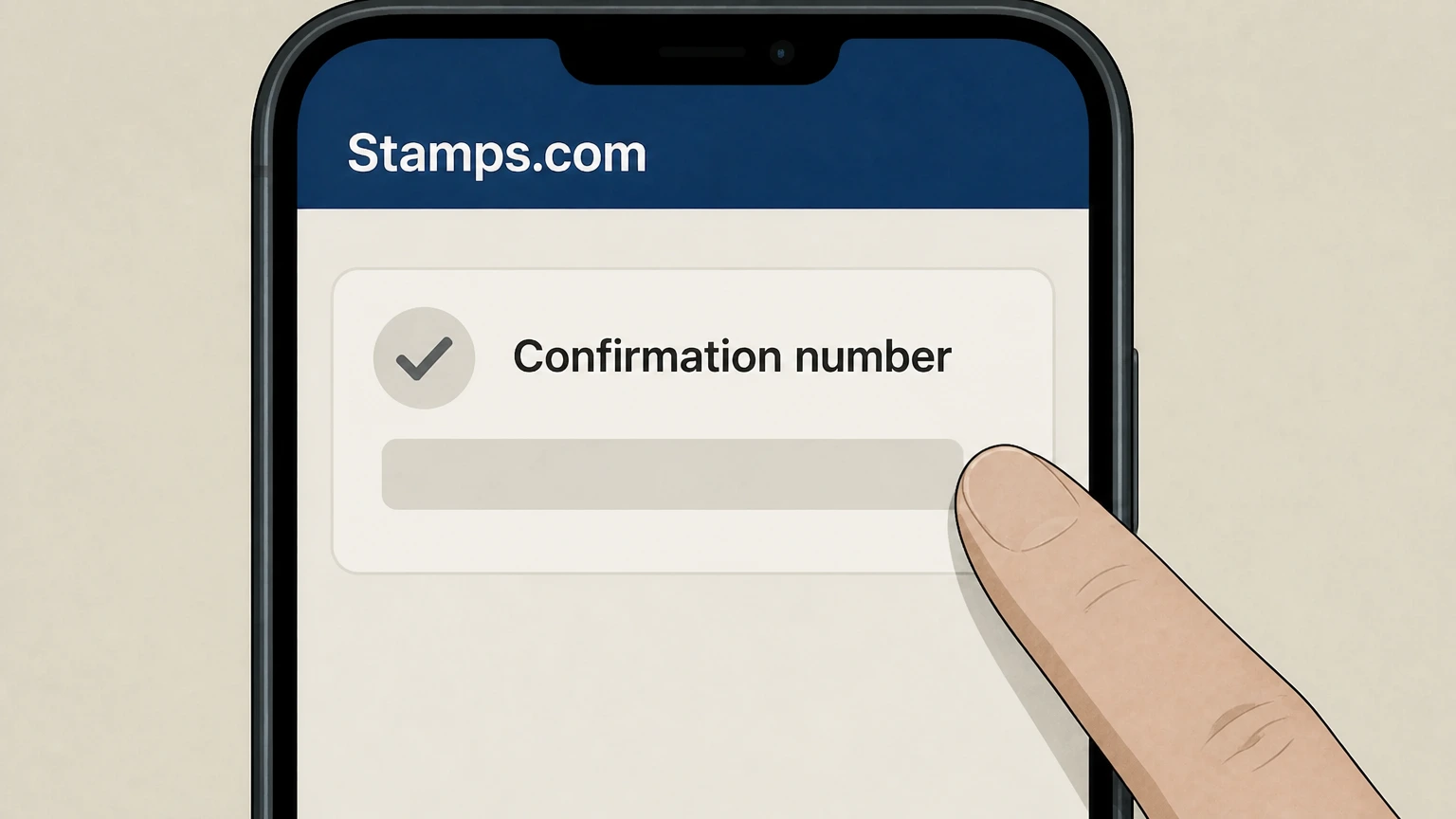 Stamps.com Stamps.com phone support: Keep the confirmation reference
