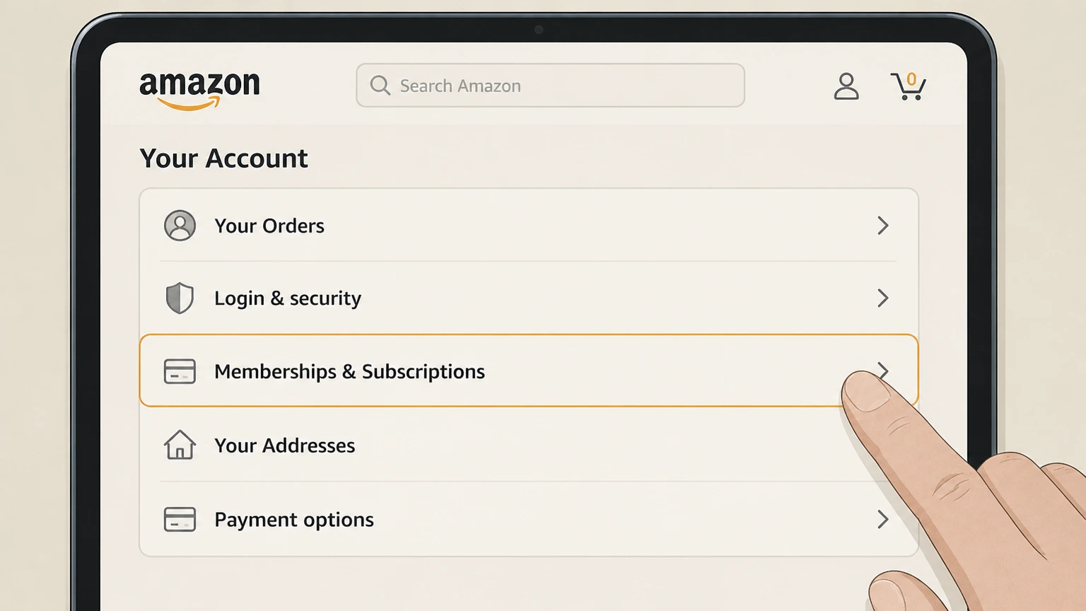 STARZ amazon cancellation: Open Memberships & Subscriptions