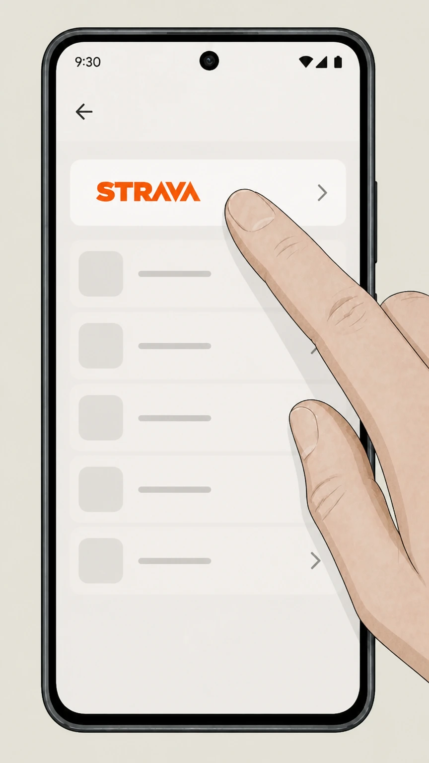 Strava Google Play (Android‑billed subscriptions) cancellation: Select Strava