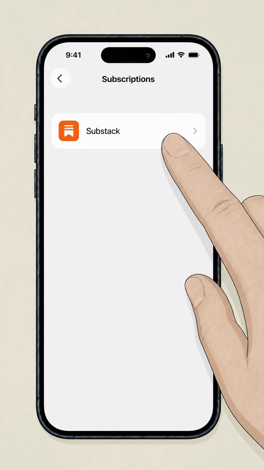 Substack ios cancellation: Choose Substack