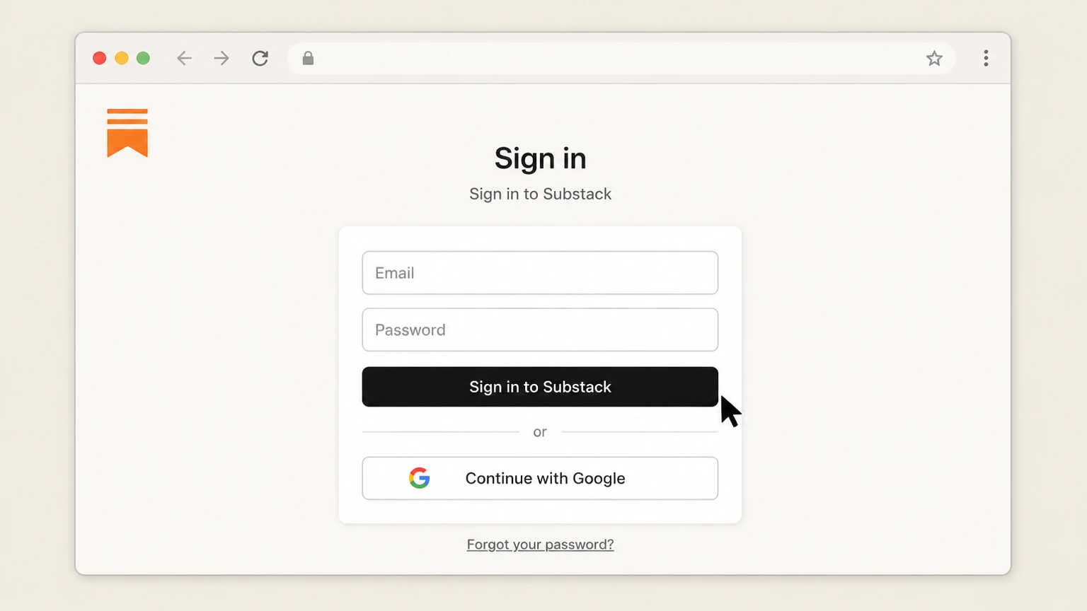 Substack web cancellation: Sign in to Substack
