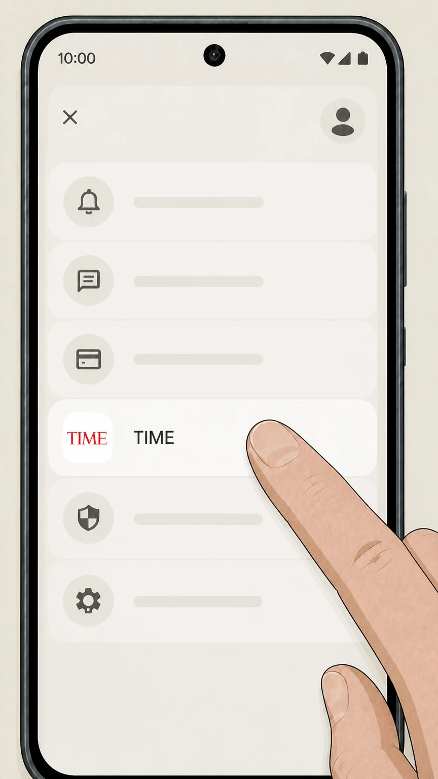 TIME Cancel TIME via Google Play on Android cancellation: Select TIME