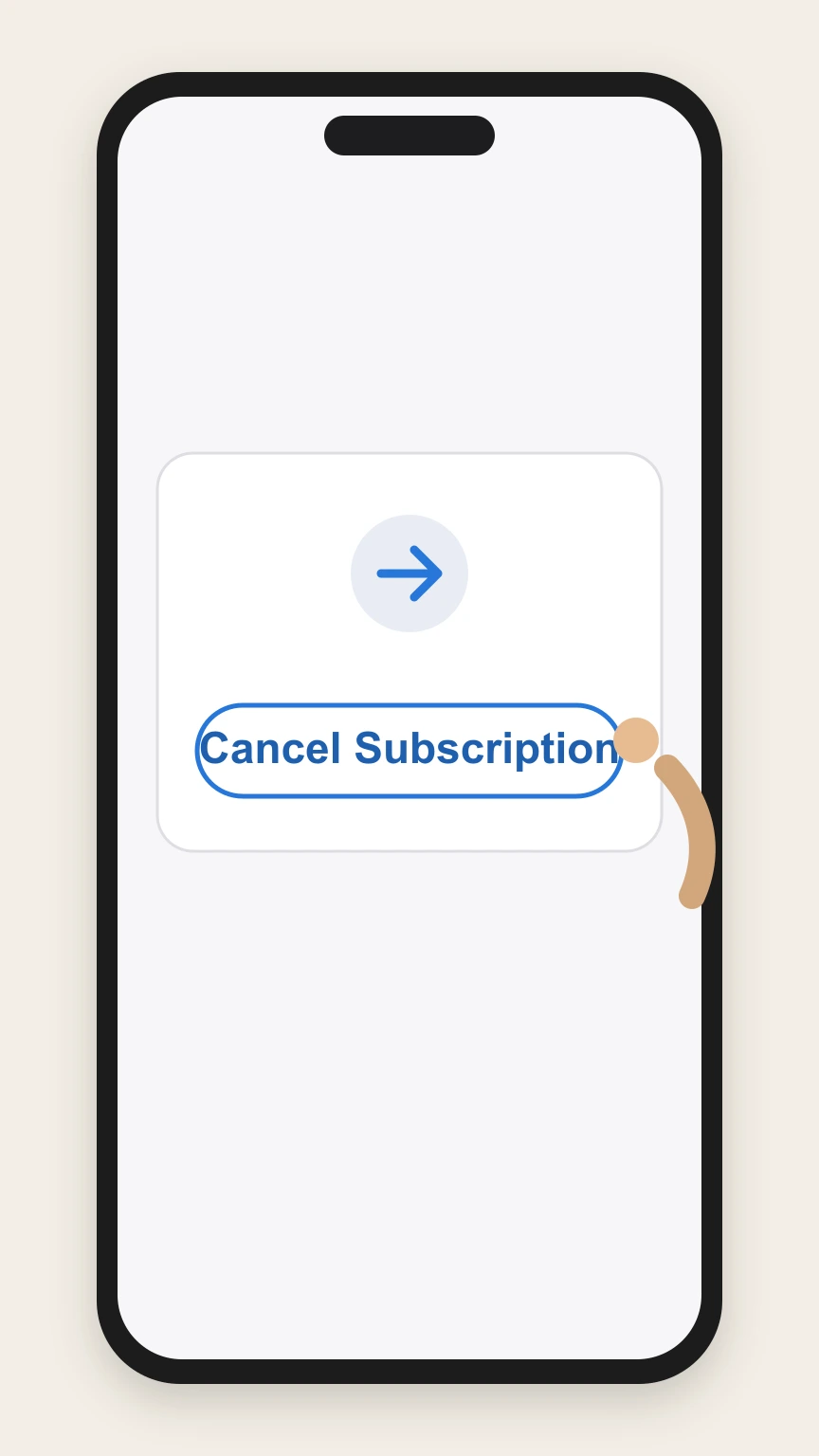 Tinder iPhone or iPad via Apple subscriptions cancellation: Cancel the subscription