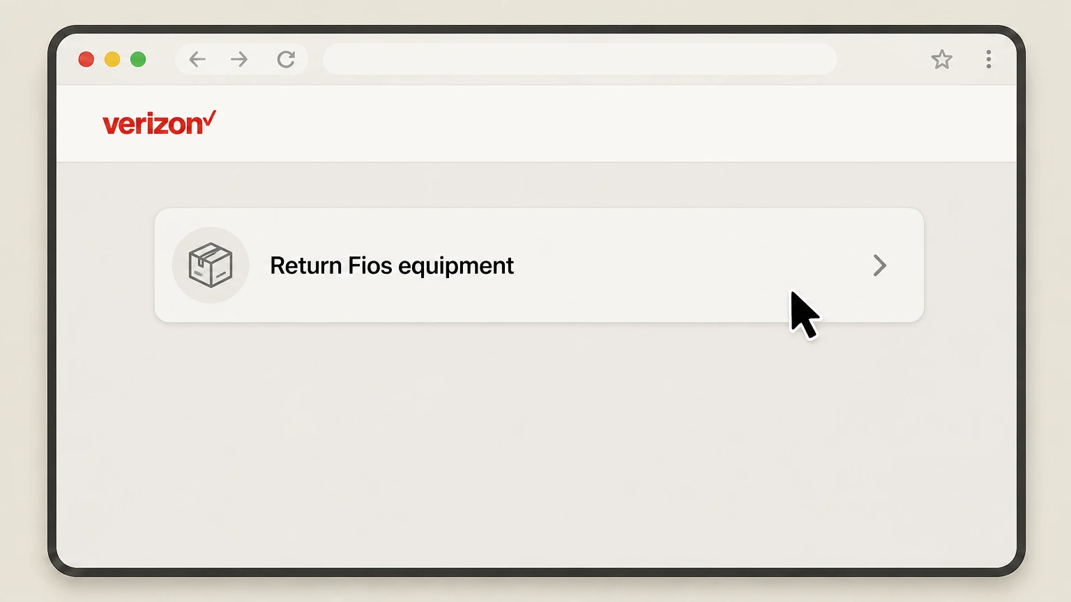 Verizon cancel through mobile carrier: Return Fios equipment