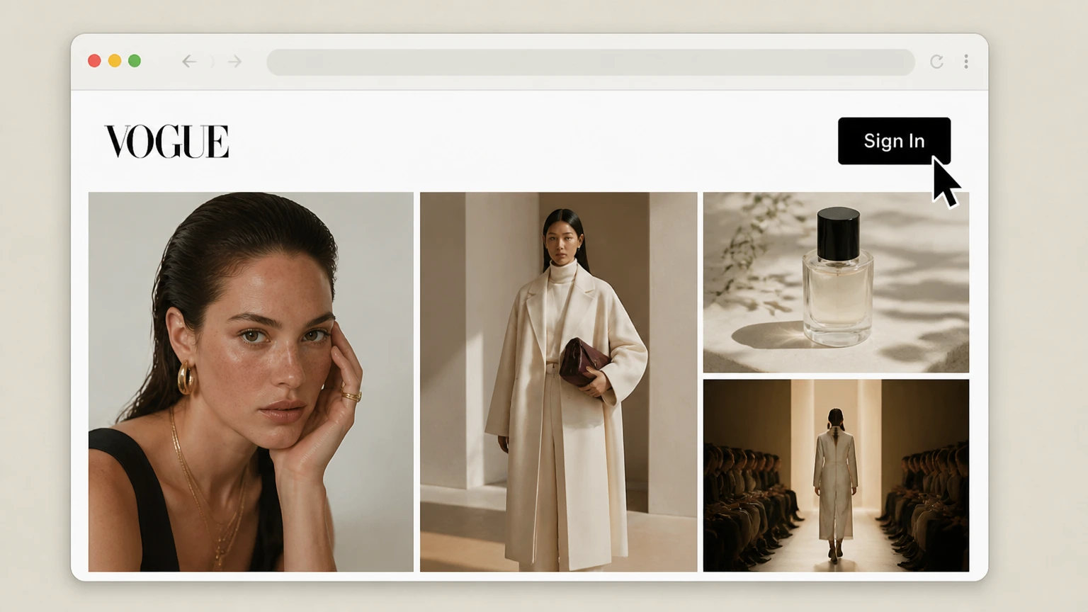 Vogue Vogue.com account (direct billing) cancellation: Sign in to Vogue.com