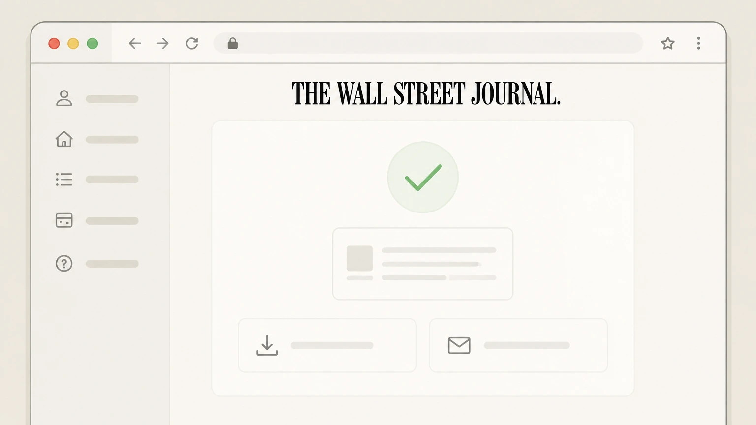 The Wall Street Journal WSJ website (Dow Jones-billed subscriptions) cancellation: Save your cancellation confirmation