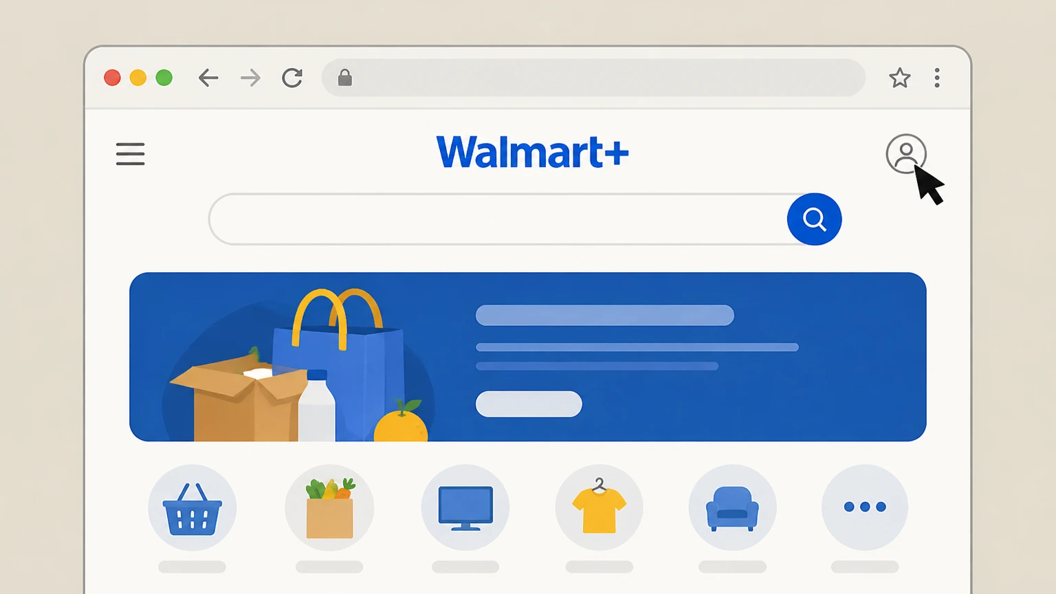 Walmart+ Walmart.com account (web browser) cancellation: Sign in to your Walmart account