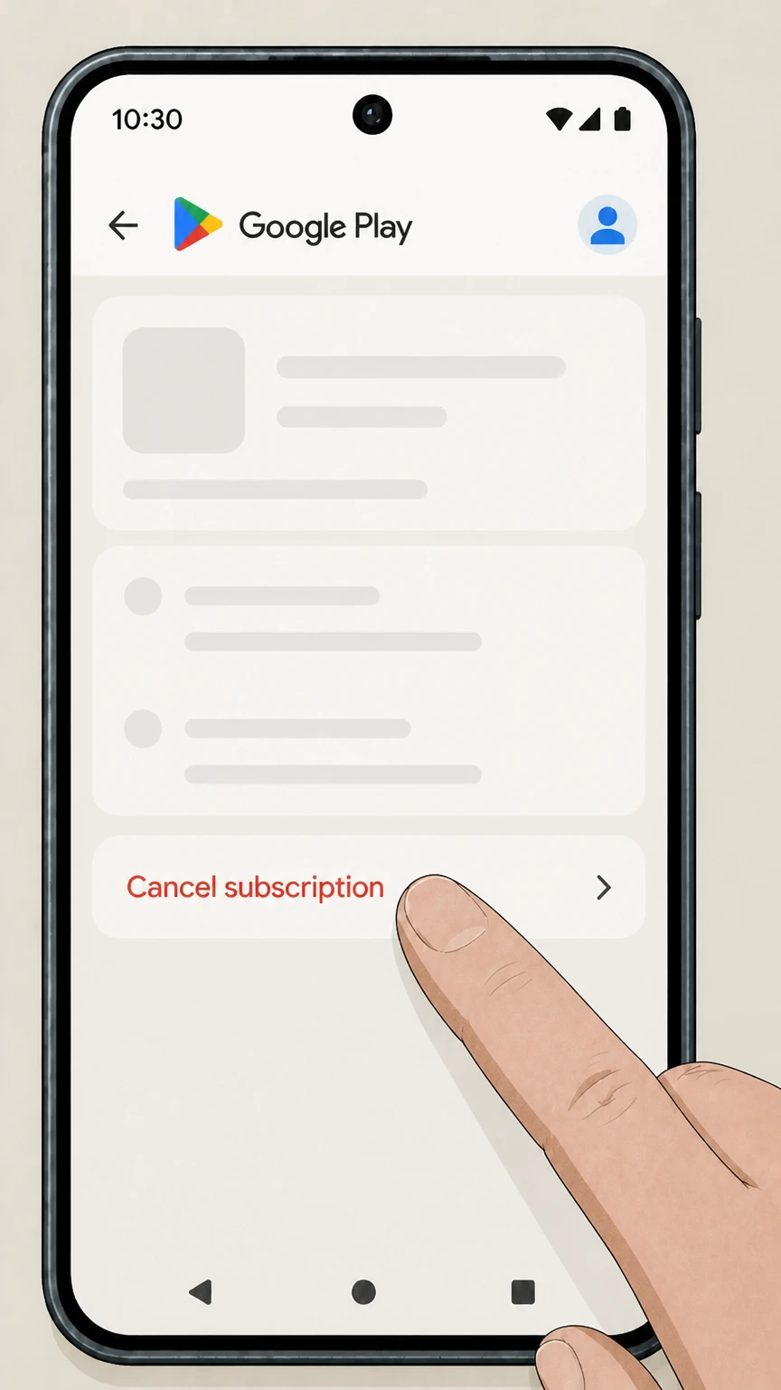 X Premium Google Play (Android billing) cancellation: Cancel subscription