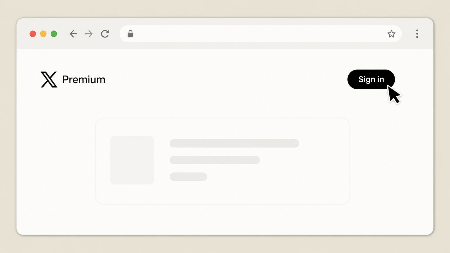 X Premium X.com Premium settings (web billing) cancellation: Sign in to X.com