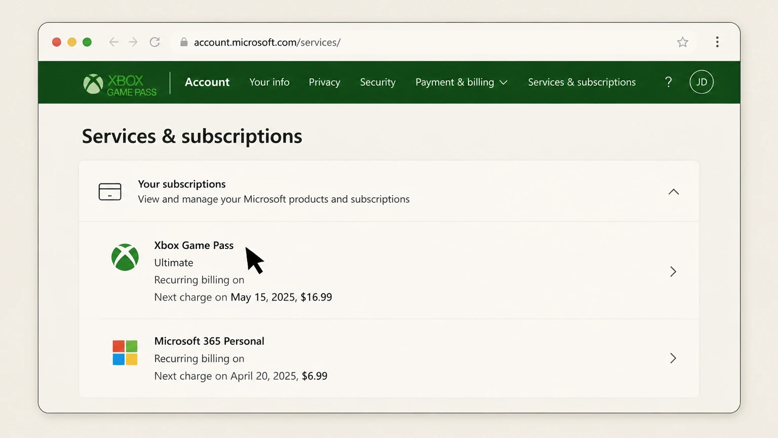 Xbox Game Pass web cancellation: Find Xbox Game Pass