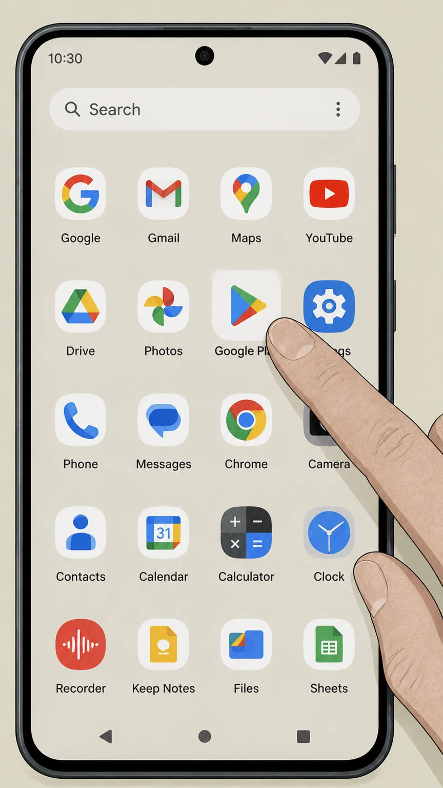 YouTube TV android cancellation: Open Google Play