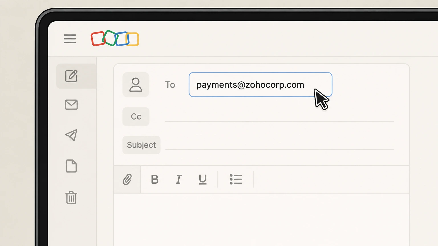 Zoho Zoho payments email cancellation: Write to Zoho Payments